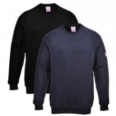 FR12 Flame Resistant Anti-Static Long Sleeve Sweatshirt