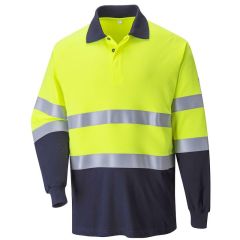 FR74 FR Anti-Static Two-tone Polo Shirt 