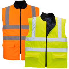 S469 Reversible Hi-Vis Bodywarmer