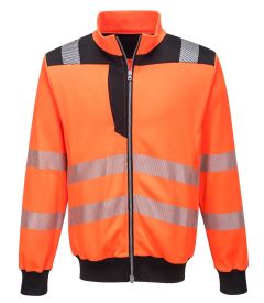PW370 PW3 Hi-Vis Zipped Sweatshirt