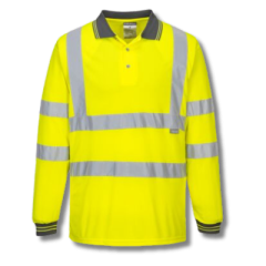 S277 Hi-Vis Long Sleeved Polo